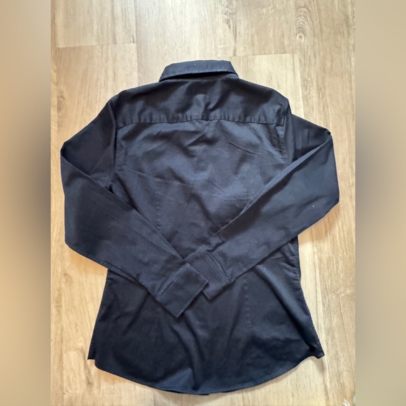 NWOT Banana Republic RILEY II TAILORED SHIRT Black - Picture 3 of 5